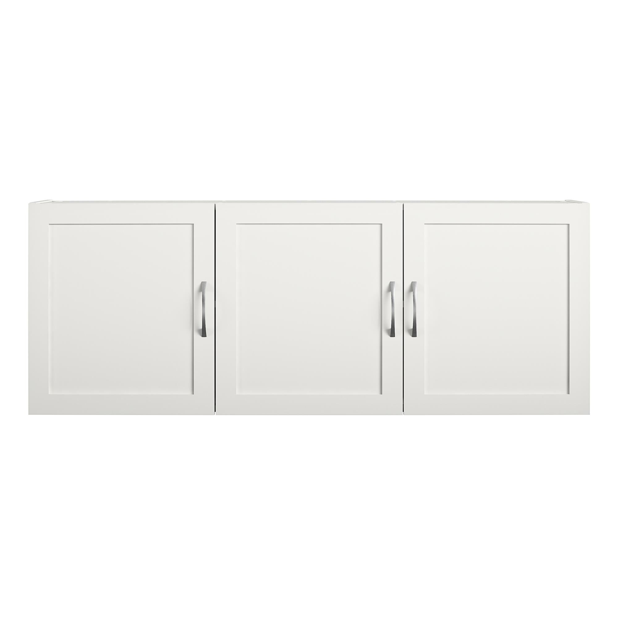 Systembuild Evolution Lory Framed 54" Wall Cabinet - White - 3 Door
