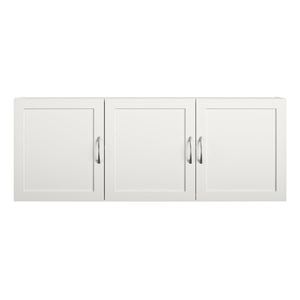 Systembuild Evolution Lory Framed 54" Wall Cabinet - White - 3 Door
