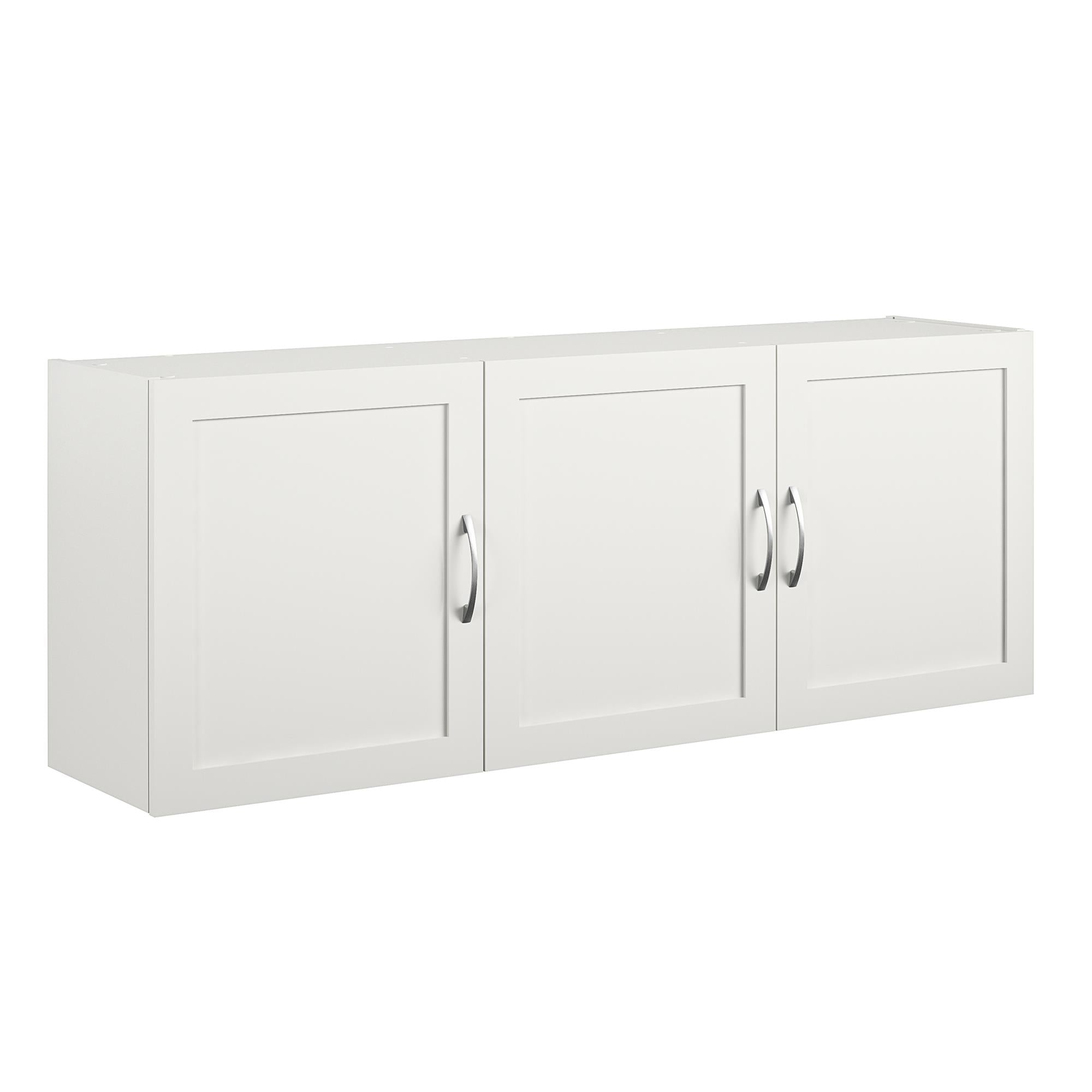 Systembuild Evolution Lory Framed 54" Wall Cabinet - White - 3 Door