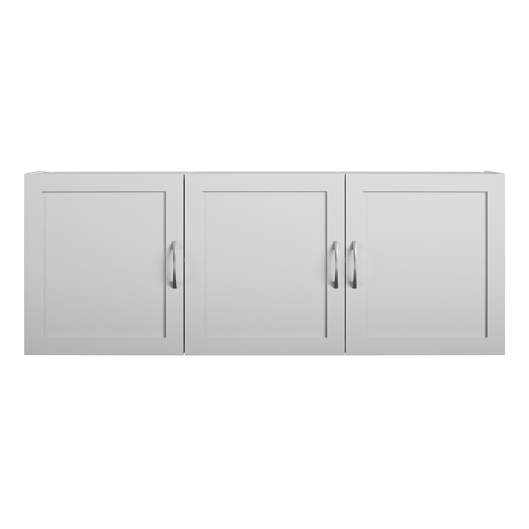 Systembuild Evolution Lory Framed 54" Wall Cabinet - Dove Gray - 3 Door