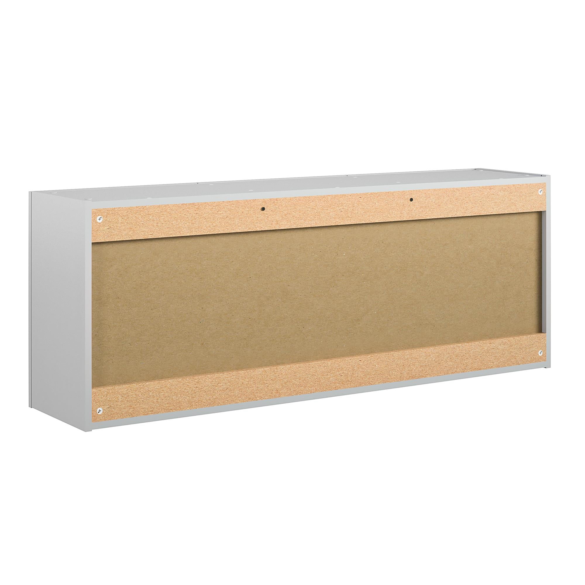 Systembuild Evolution Lory Framed 54" Wall Cabinet - Dove Gray - 3 Door