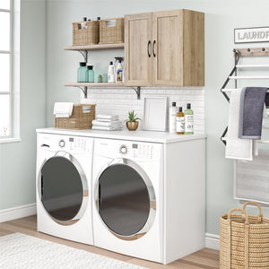 Systembuild Evolution Lory Framed 24" Wall Cabinet - Natural - 2 Door