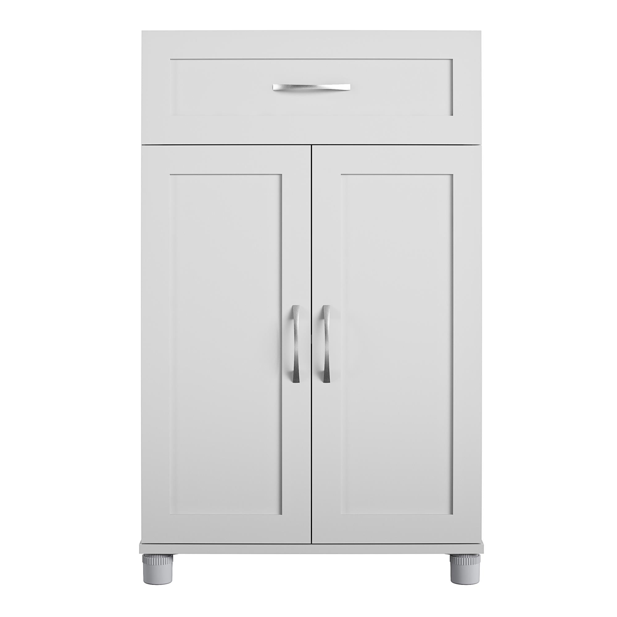 Systembuild Evolution Lory Framed 2 Door/1 Drawer Base Cabinet - Dove Gray