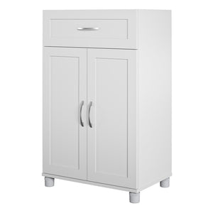 Systembuild Evolution Lory Framed 2 Door/1 Drawer Base Cabinet - Dove Gray