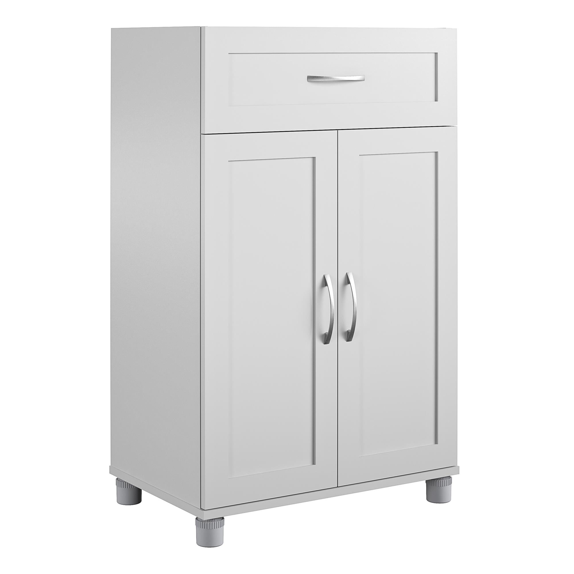 Systembuild Evolution Lory Framed 2 Door/1 Drawer Base Cabinet - Dove Gray