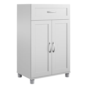 Systembuild Evolution Lory Framed 2 Door/1 Drawer Base Cabinet - Dove Gray
