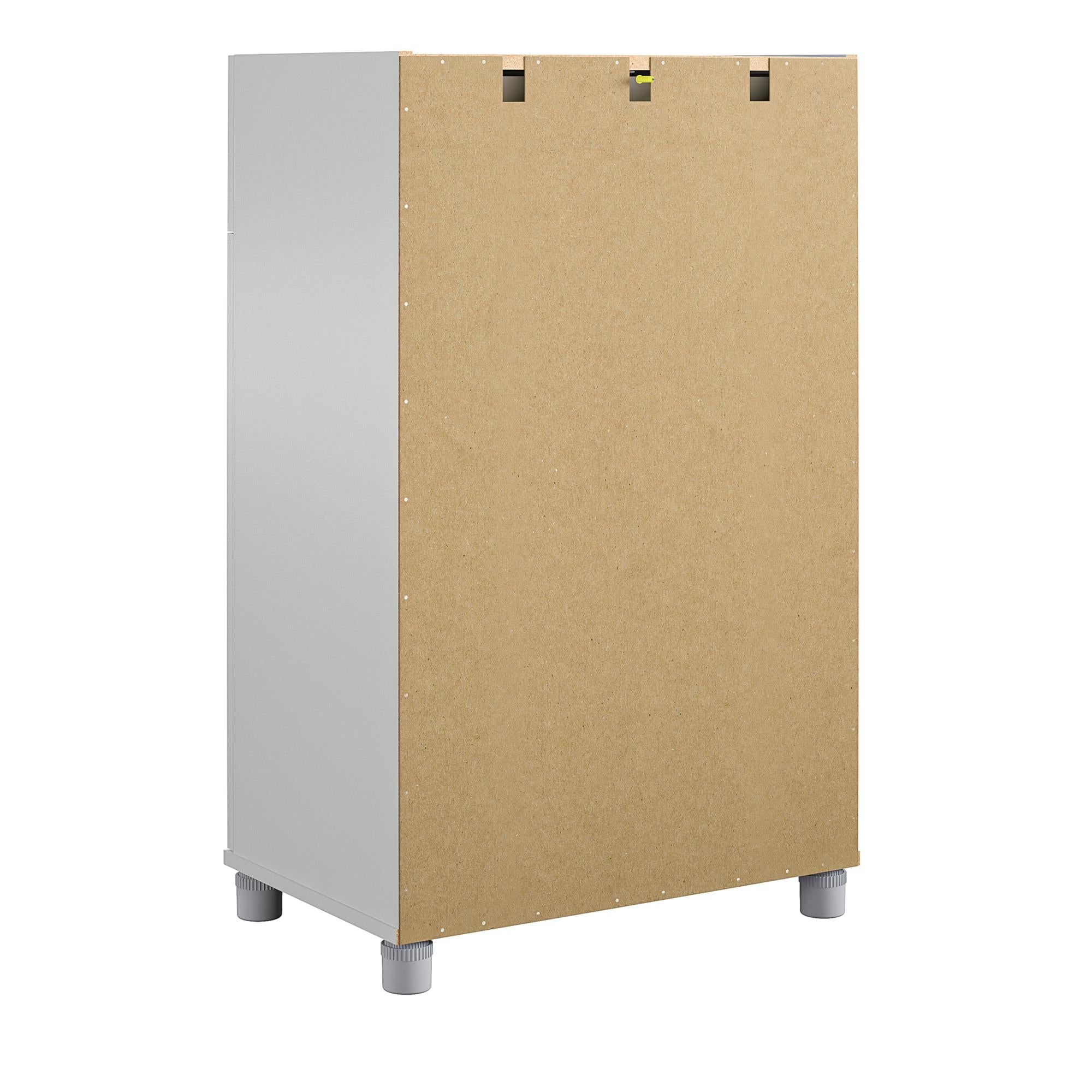 Systembuild Evolution Lory Framed 2 Door/1 Drawer Base Cabinet - Dove Gray