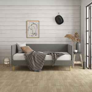 DHP Franklin Mid Century Daybed - Grey Linen - Twin