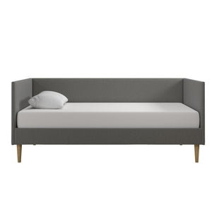 DHP Franklin Mid Century Daybed - Grey Linen - Twin