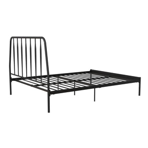 CosmoLiving Anastasia Metal Bed - Black - Queen