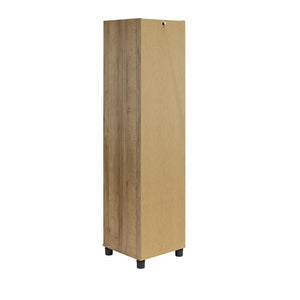 Systembuild Evolution Lory Framed 60" Tall Storage Cabinet - Natural