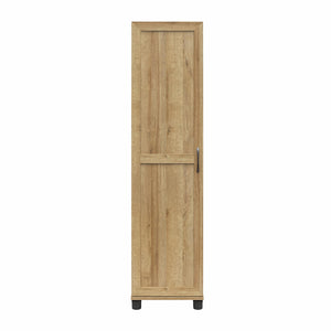 Systembuild Evolution Lory Framed 60" Tall Storage Cabinet - Natural