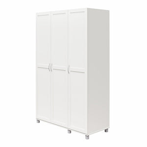 Systembuild Evolution Lory Framed 3 Door Wardrobe - White