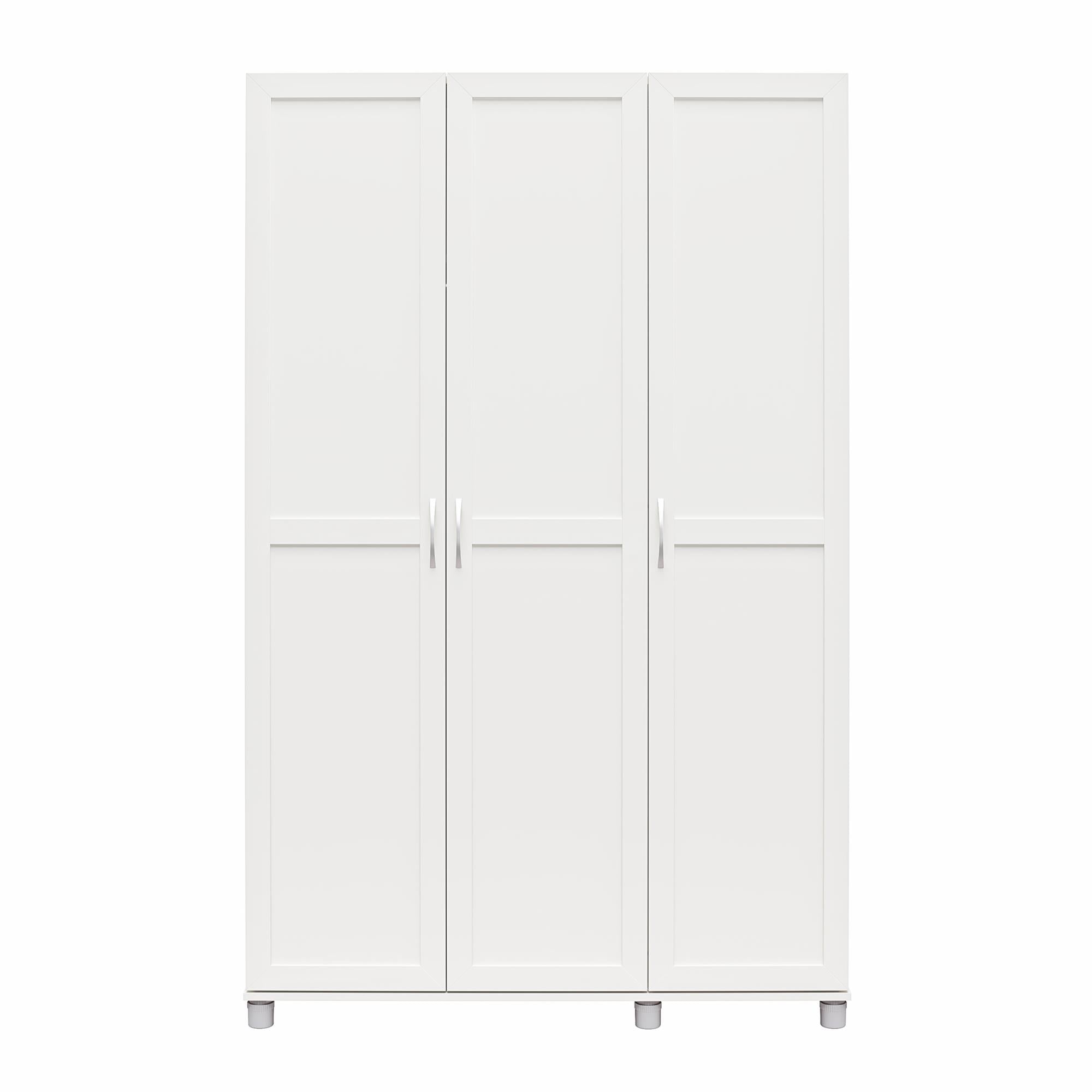 Systembuild Evolution Lory Framed 3 Door Wardrobe - White