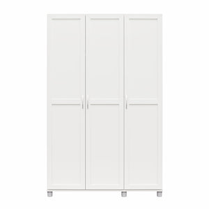 Systembuild Evolution Lory Framed 3 Door Wardrobe - White