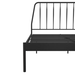 CosmoLiving Anastasia Metal Bed - Black - Queen