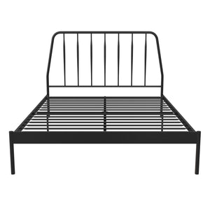 CosmoLiving Anastasia Metal Bed - Black - Queen