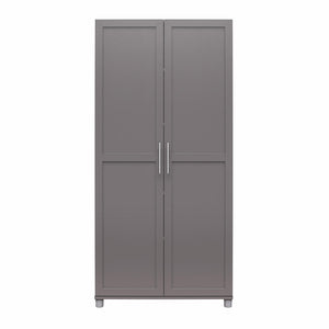 Systembuild Evolution Camberly Framed 36" Utility Storage Cabinet - Graphite Grey