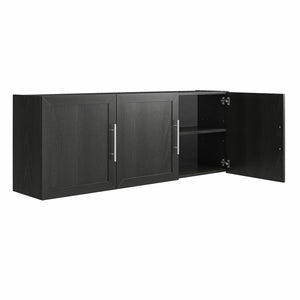 Systembuild Evolution Camberly Framed 54" Wall Cabinet - Black Oak