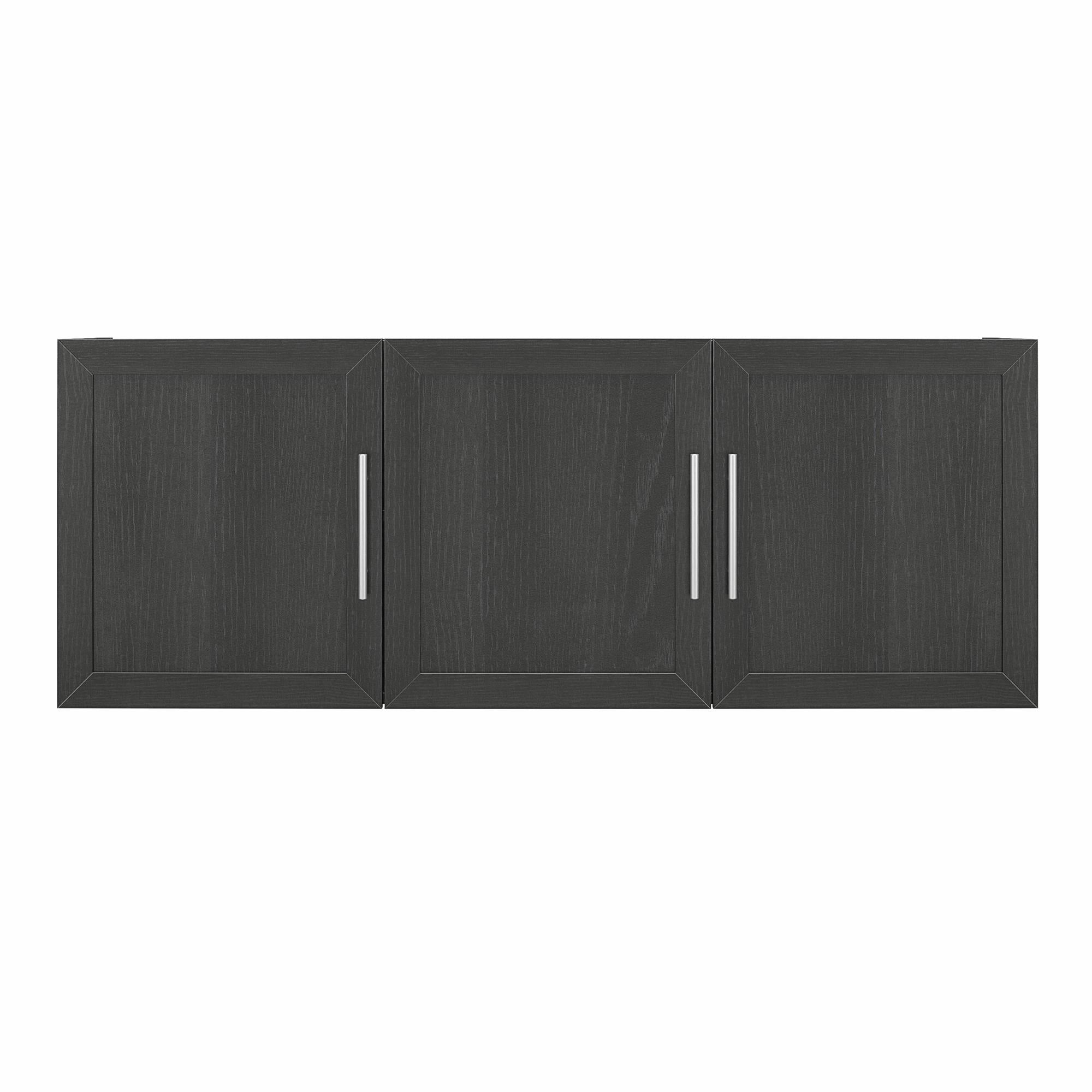 Systembuild Evolution Camberly Framed 54" Wall Cabinet - Black Oak