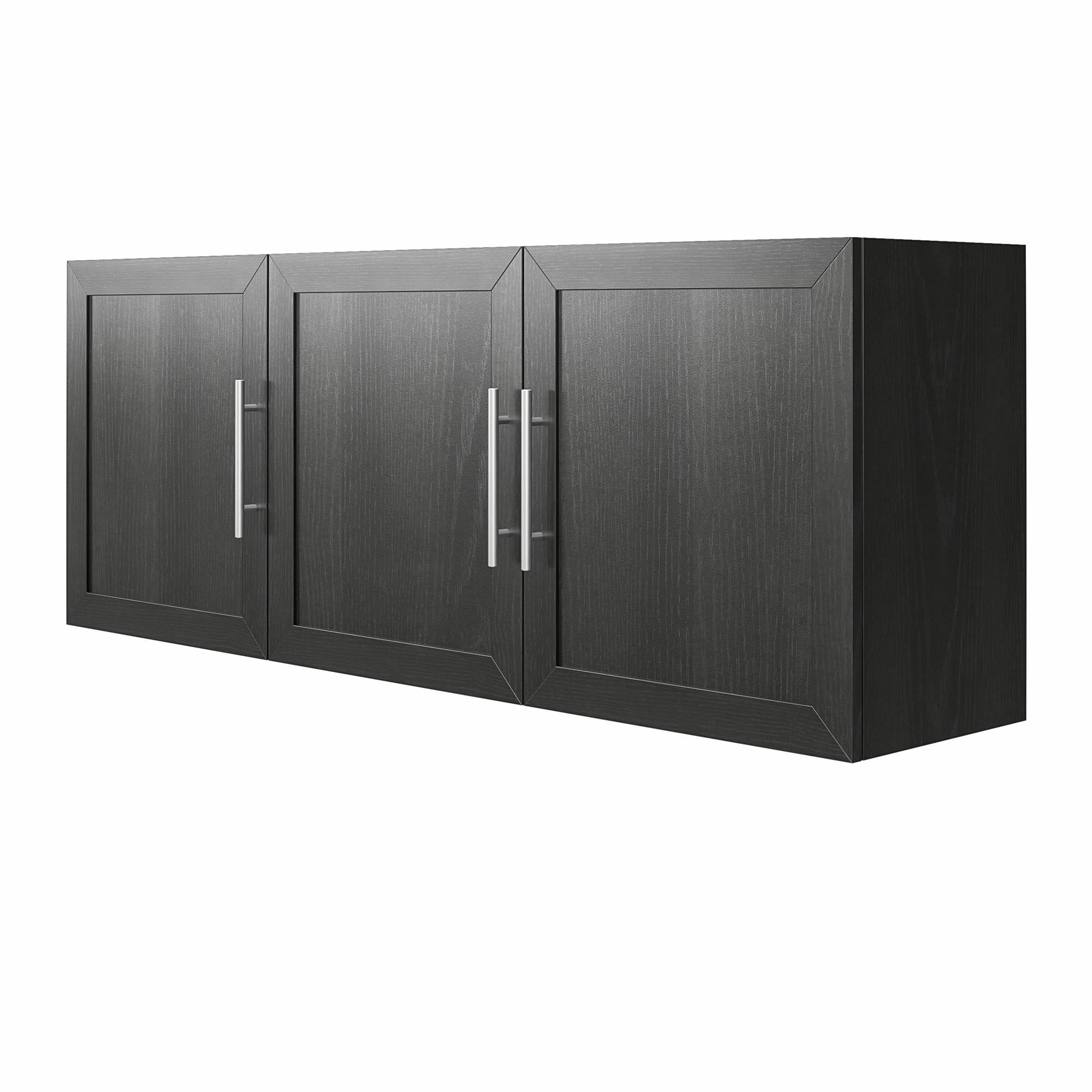 Systembuild Evolution Camberly Framed 54" Wall Cabinet - Black Oak