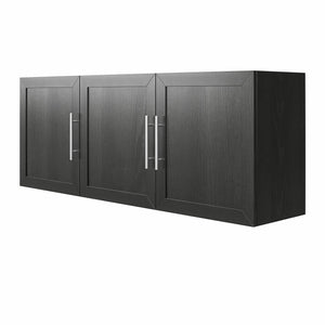 Systembuild Evolution Camberly Framed 54" Wall Cabinet - Black Oak