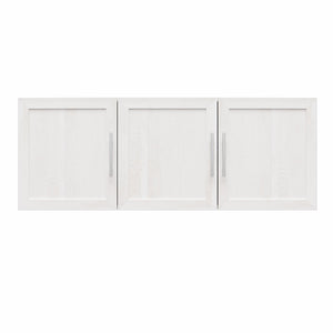Systembuild Evolution Camberly Framed 54" Wall Cabinet - Ivory Oak