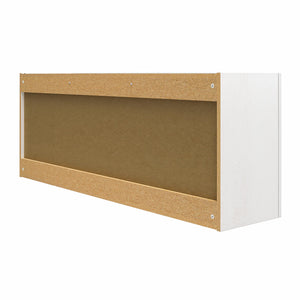 Systembuild Evolution Camberly Framed 54" Wall Cabinet - Ivory Oak