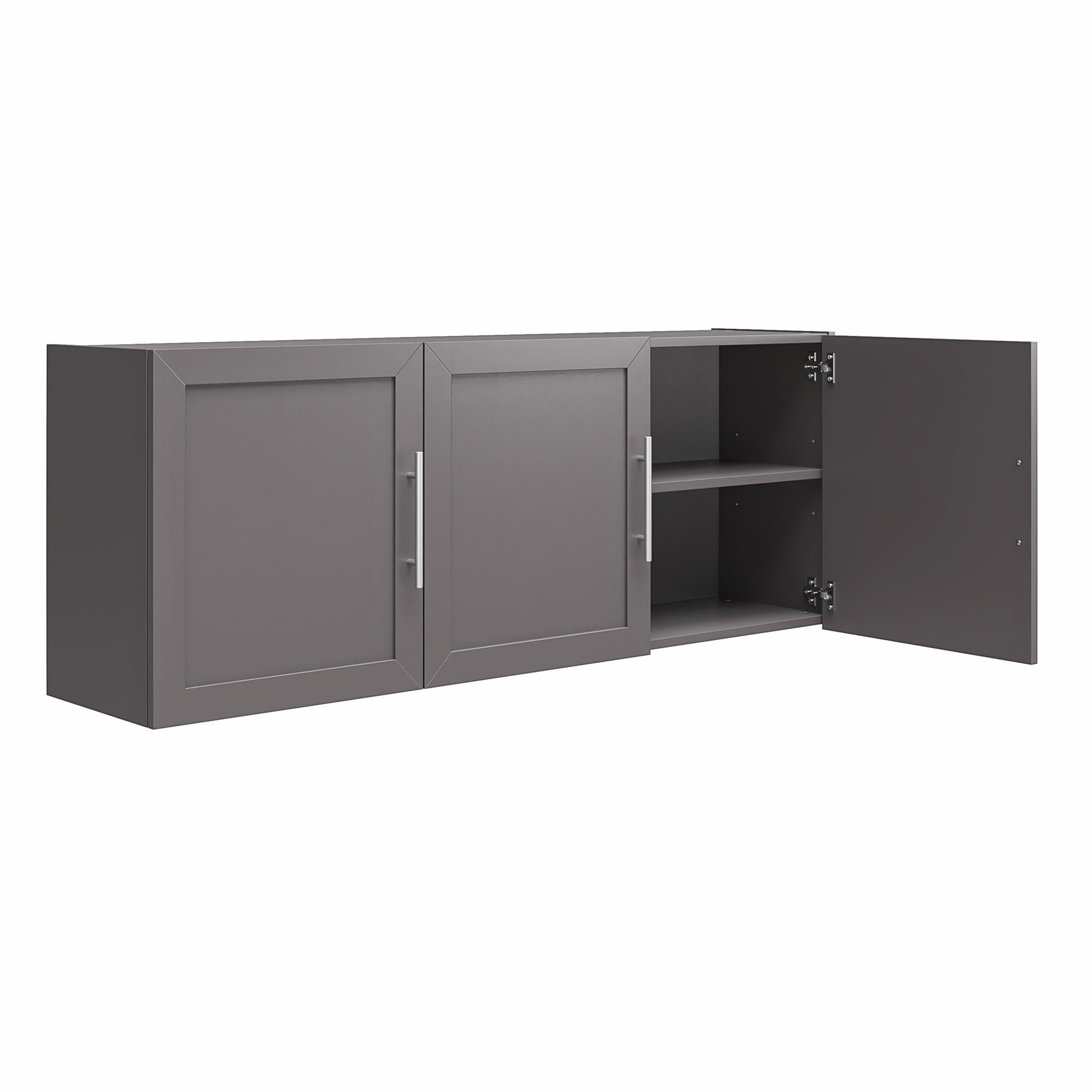 Systembuild Evolution Camberly Framed 54" Wall Cabinet - Graphite Grey