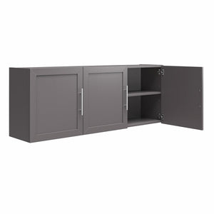 Systembuild Evolution Camberly Framed 54" Wall Cabinet - Graphite Grey