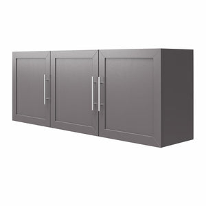 Systembuild Evolution Camberly Framed 54" Wall Cabinet - Graphite Grey