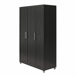 Systembuild Evolution Camberly Framed 3 Door Wardrobe - Black Oak