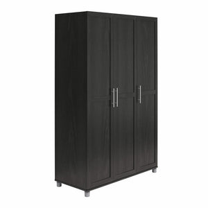 Systembuild Evolution Camberly Framed 3 Door Wardrobe - Black Oak