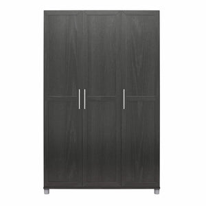 Systembuild Evolution Camberly Framed 3 Door Wardrobe - Black Oak