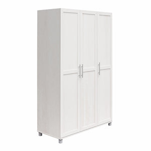 Systembuild Evolution Camberly Framed 3 Door Wardrobe - Ivory Oak