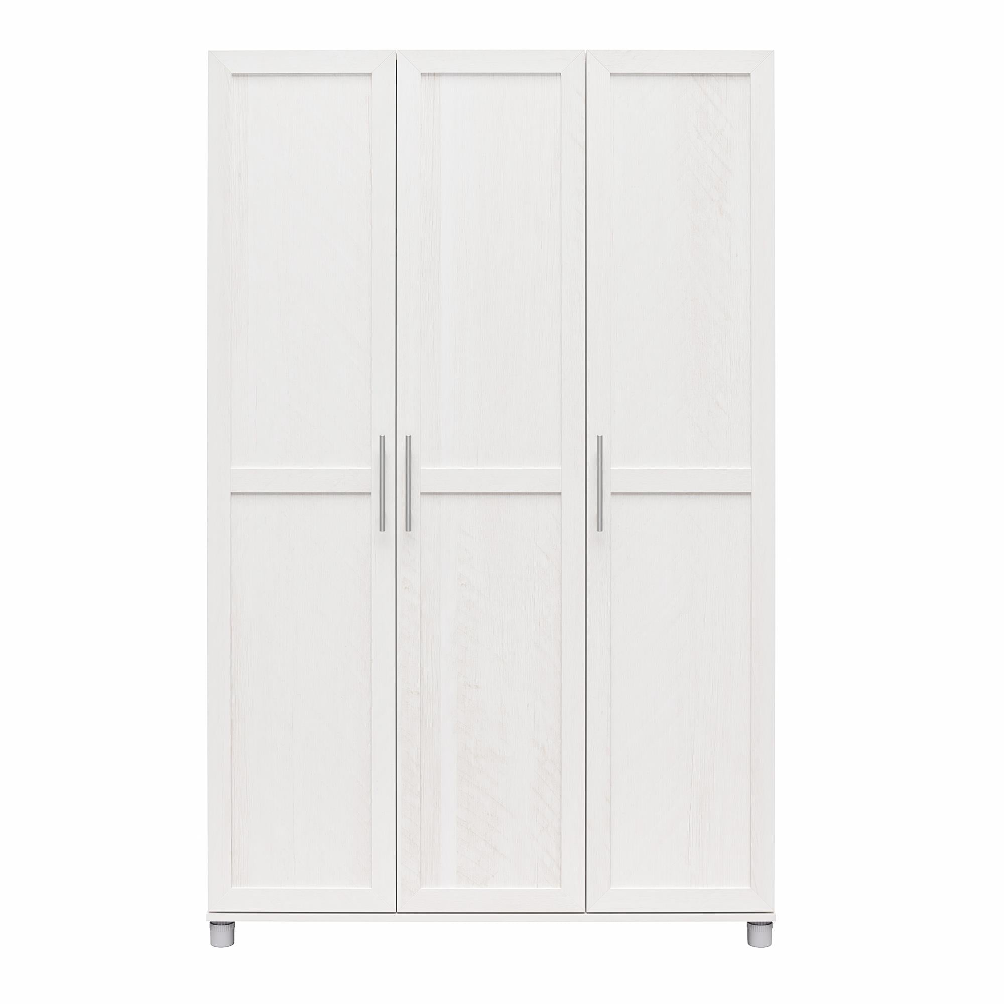 Systembuild Evolution Camberly Framed 3 Door Wardrobe - Ivory Oak