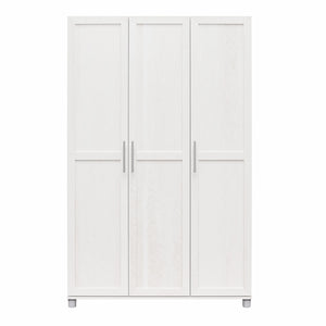 Systembuild Evolution Camberly Framed 3 Door Wardrobe - Ivory Oak