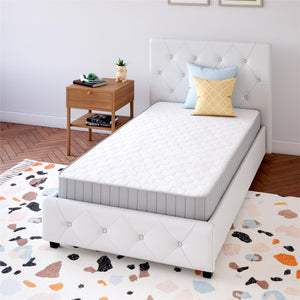 Signature Sleep Tranquility 6" Bonnell Coil Mattress - White - Twin