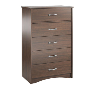 Ameriwood Home Jerry Hill Tall 5 Drawer Dresser - Cherry Oak