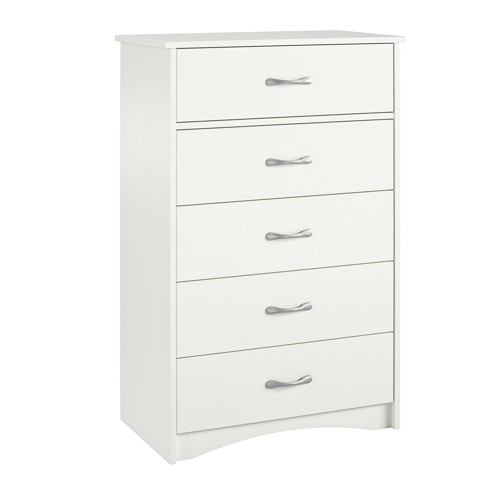 Ameriwood Home Jerry Hill Tall 5 Drawer Dresser - Ivory Oak