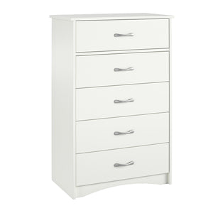 Ameriwood Home Jerry Hill Tall 5 Drawer Dresser - Ivory Oak