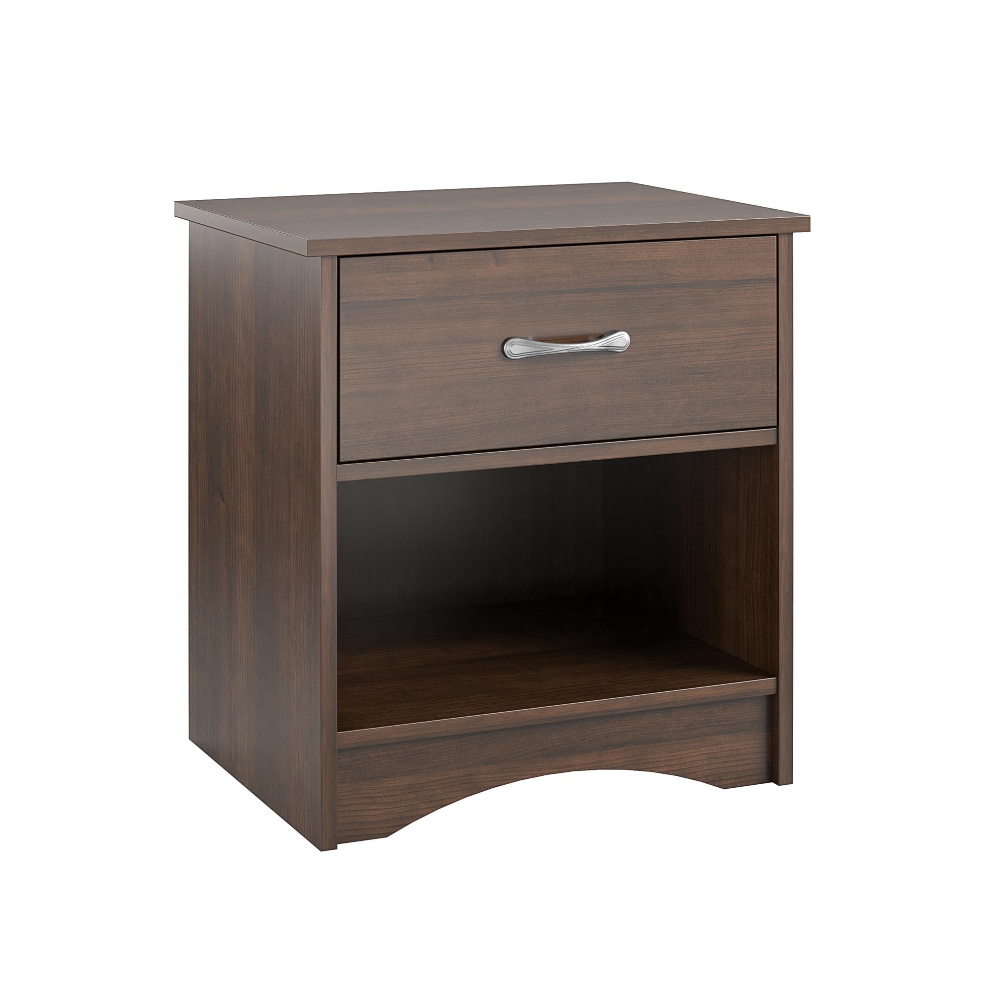 Ameriwood Home Jerry Hill Nightstand with Drawer - Cherry Oak