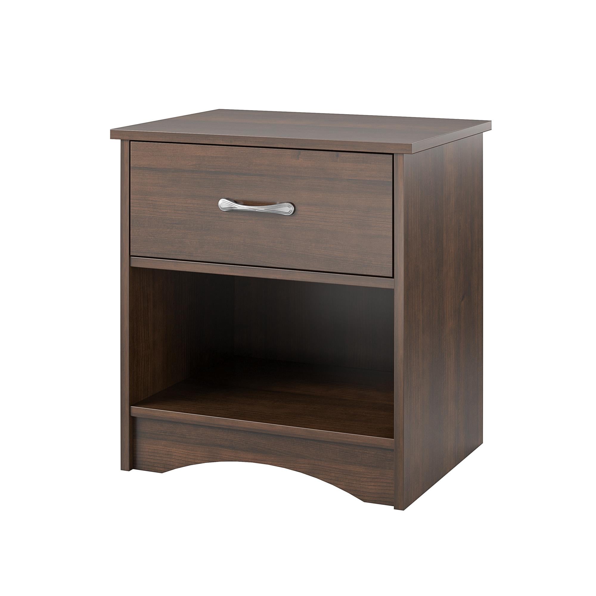 Ameriwood Home Jerry Hill Nightstand with Drawer - Cherry Oak