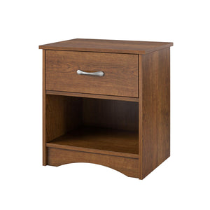 Ameriwood Home Jerry Hill Nightstand with Drawer - Brown Oak
