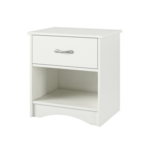 Ameriwood Home Jerry Hill Nightstand with Drawer - Ivory Oak