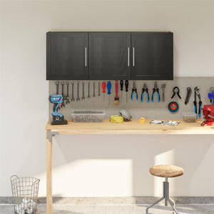 Systembuild Evolution Camberly Framed 54" Wall Cabinet - Black Oak