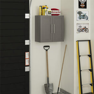 Systembuild Evolution Camberly Framed 24" Wall Cabinet - Graphite Grey