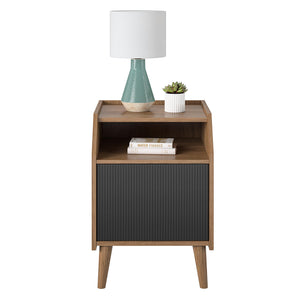 Novogratz Magnolia End Table - Walnut