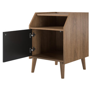 Novogratz Magnolia End Table - Walnut