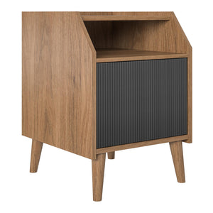 Novogratz Magnolia End Table - Walnut
